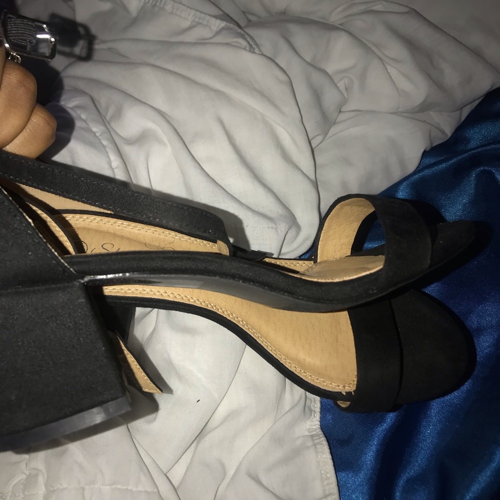 Black high heels